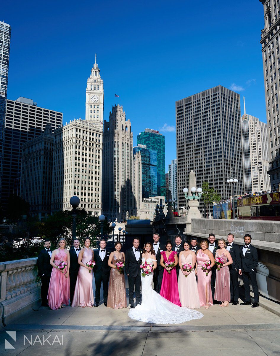 chicago londonhouse wedding photos Wacker drive