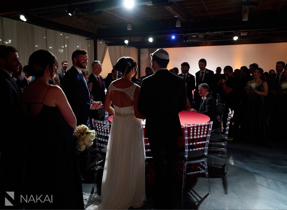Chicago multicultural wedding photos ketubah signing