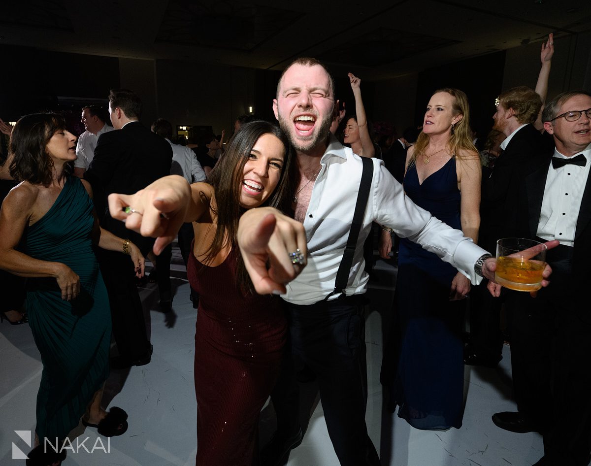 Loews Chicago Hotel wedding pictures dancing reception