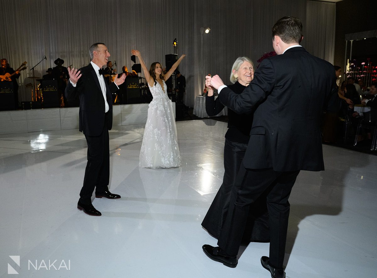 Loews Chicago Hotel wedding pictures parent dances reception