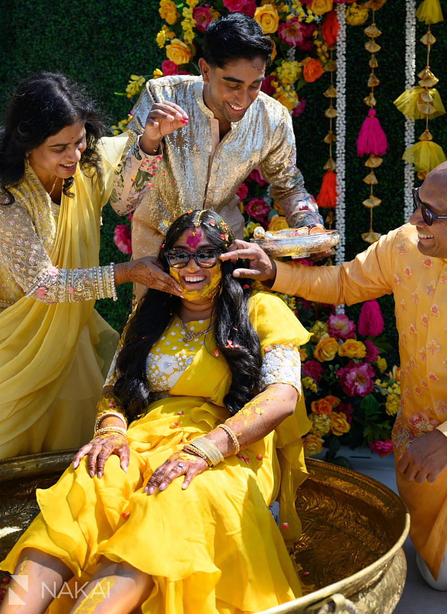 Chicago haldi ceremony photography family photo