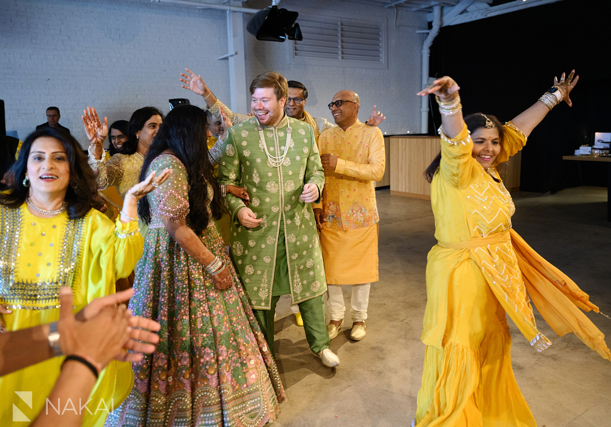 chicago haldi event dancing