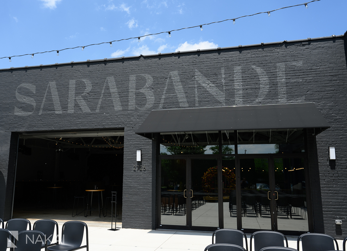 Sarabande Chicago venue outside