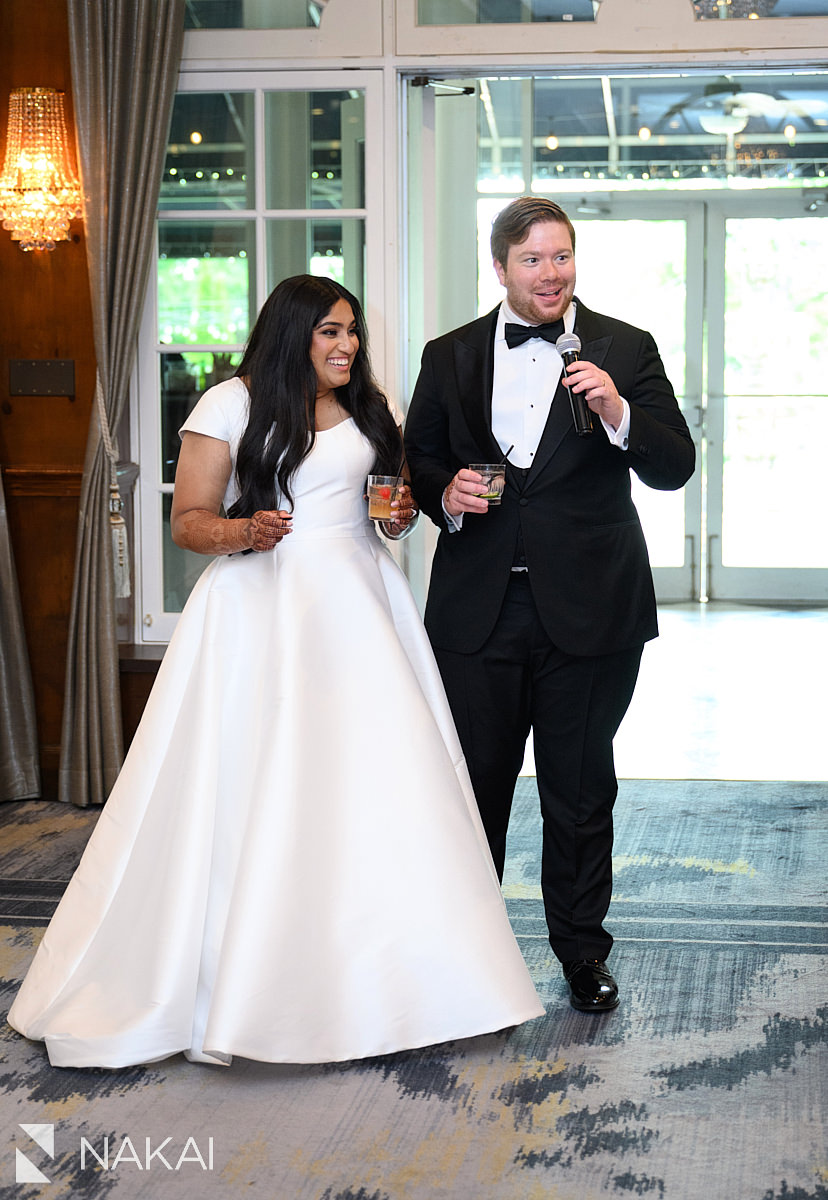 drake oak brook wedding pictures reception