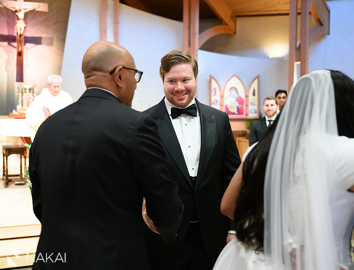 ceremony notre dame catholic church wedding pictures