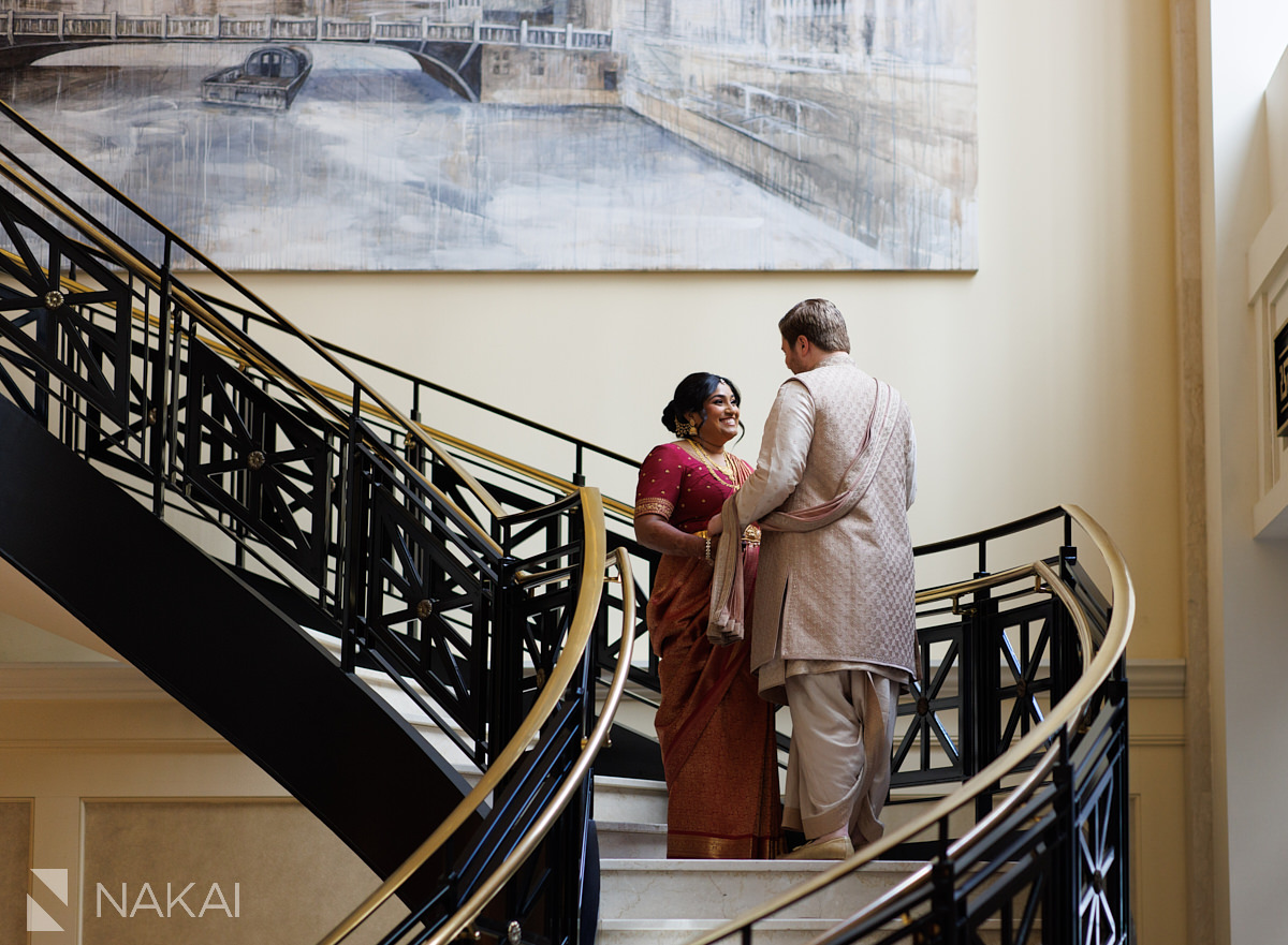 chicago indian wedding first look