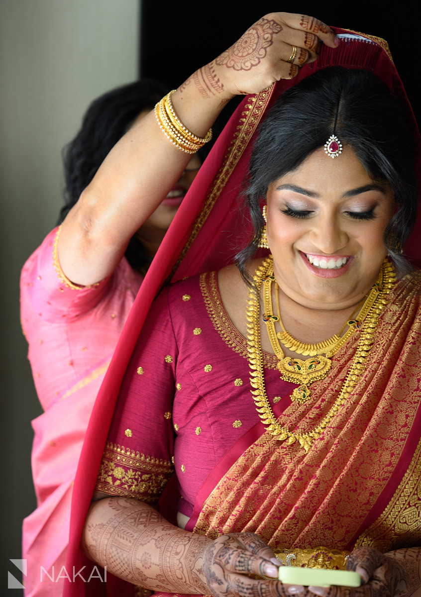 chicago indian wedding getting ready
