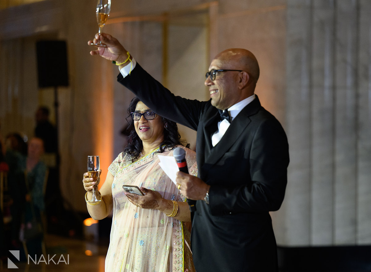 chicago indian wedding reception toasts 