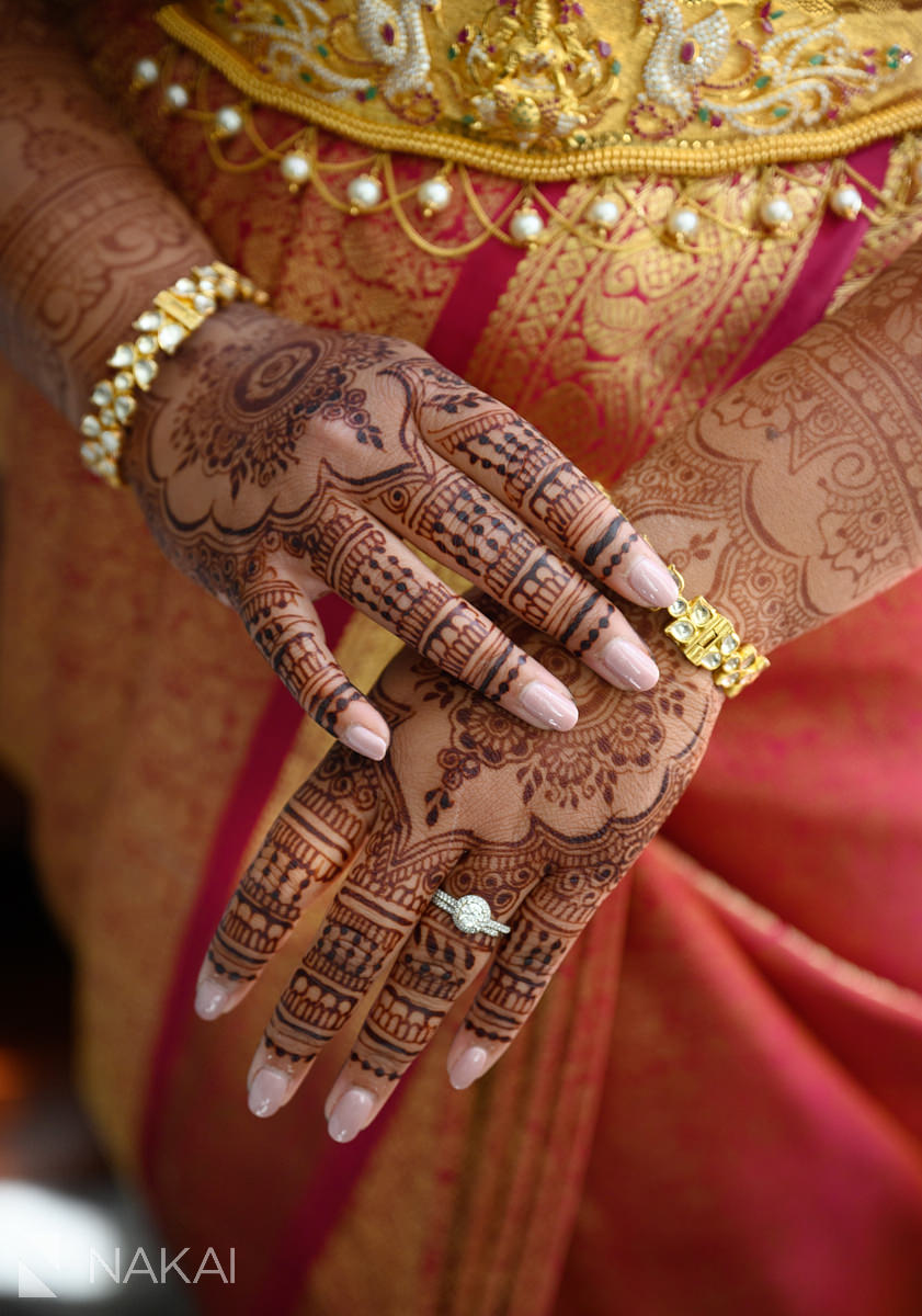 chicago indian wedding close up of jewelry