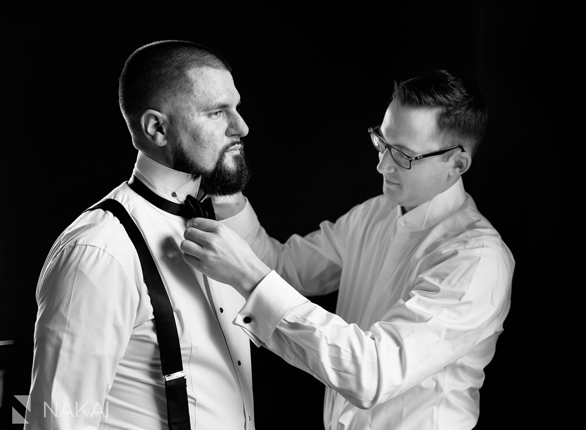 chicago groom wedding getting ready