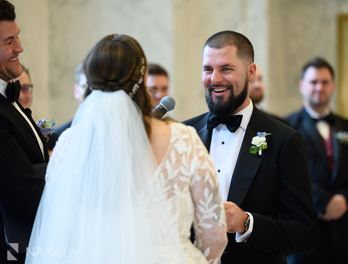 old post office chicago wedding ceremony photos