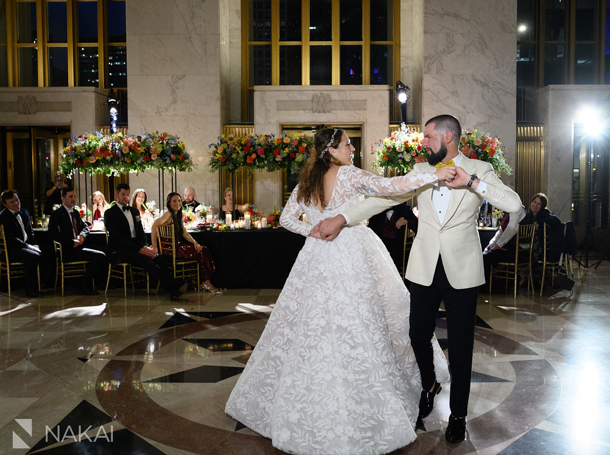 old post office chicago wedding first dance