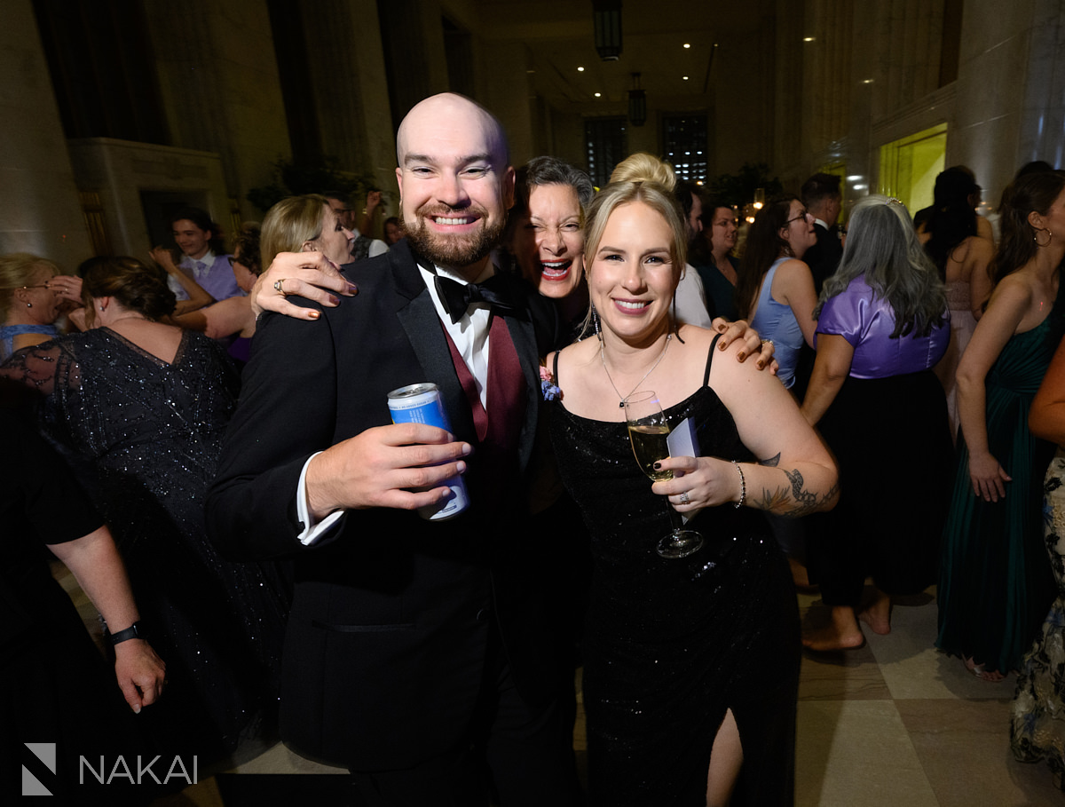 old post office chicago wedding party during reception