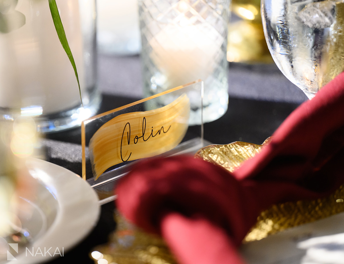 old post office chicago wedding reception decor details