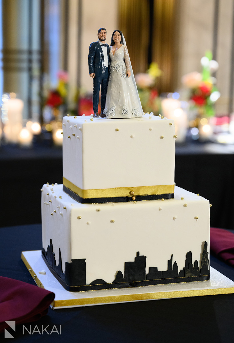 old post office chicago wedding reception cake