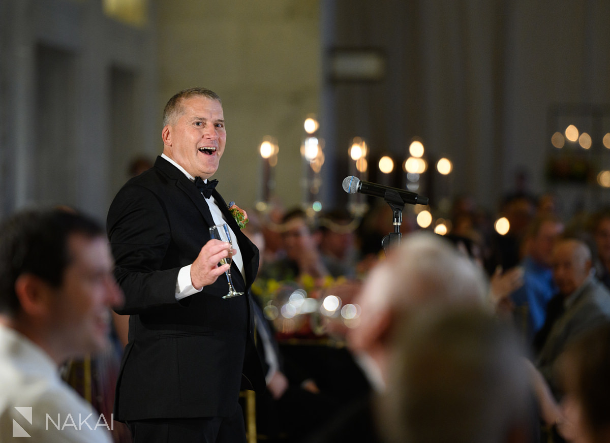 old post office chicago wedding speeches during reception