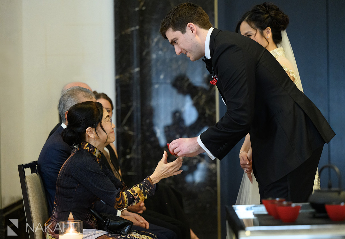 tea ceremony Langham wedding chicago photography