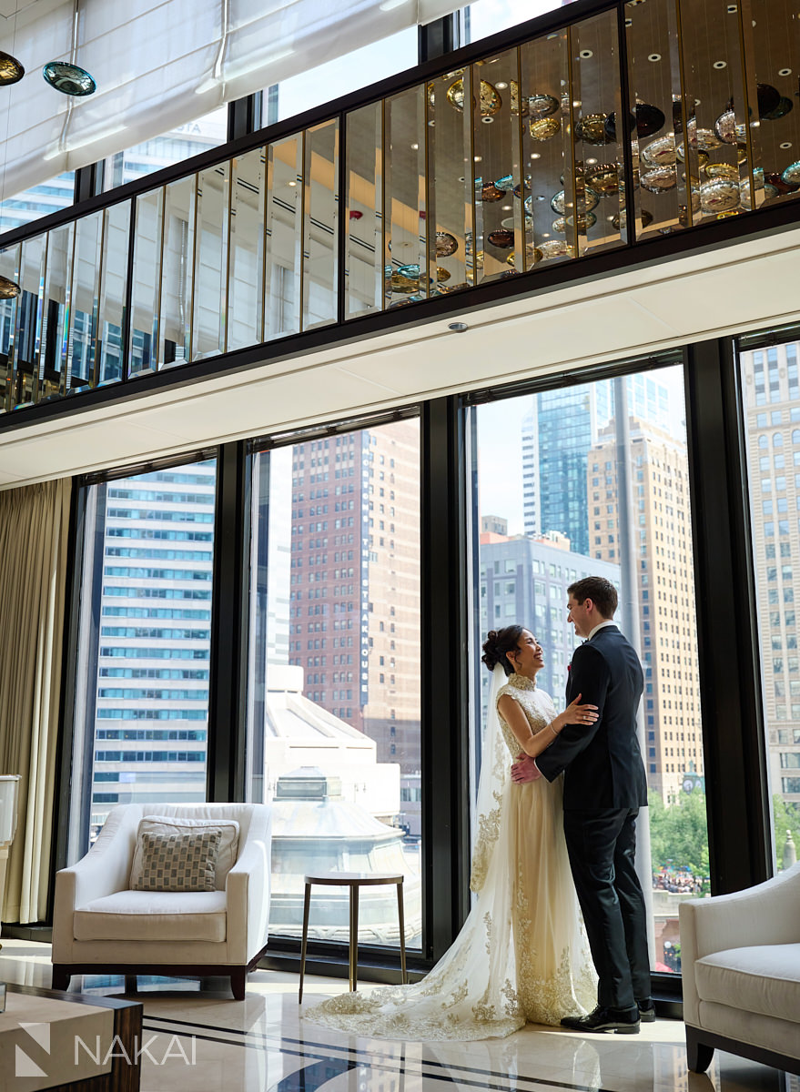 langham wedding chicago photographer lobby photo