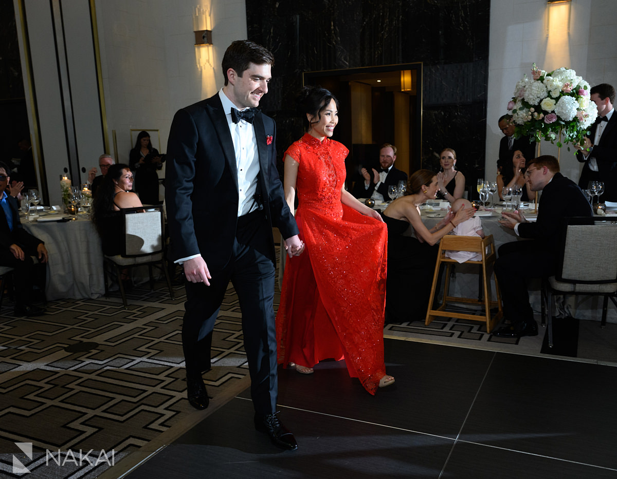 Langham wedding chicago reception photo entrance