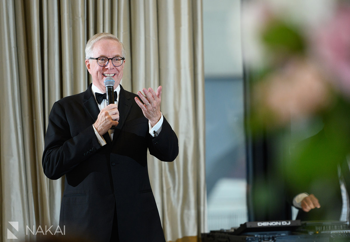 Langham wedding chicago reception photo toasts