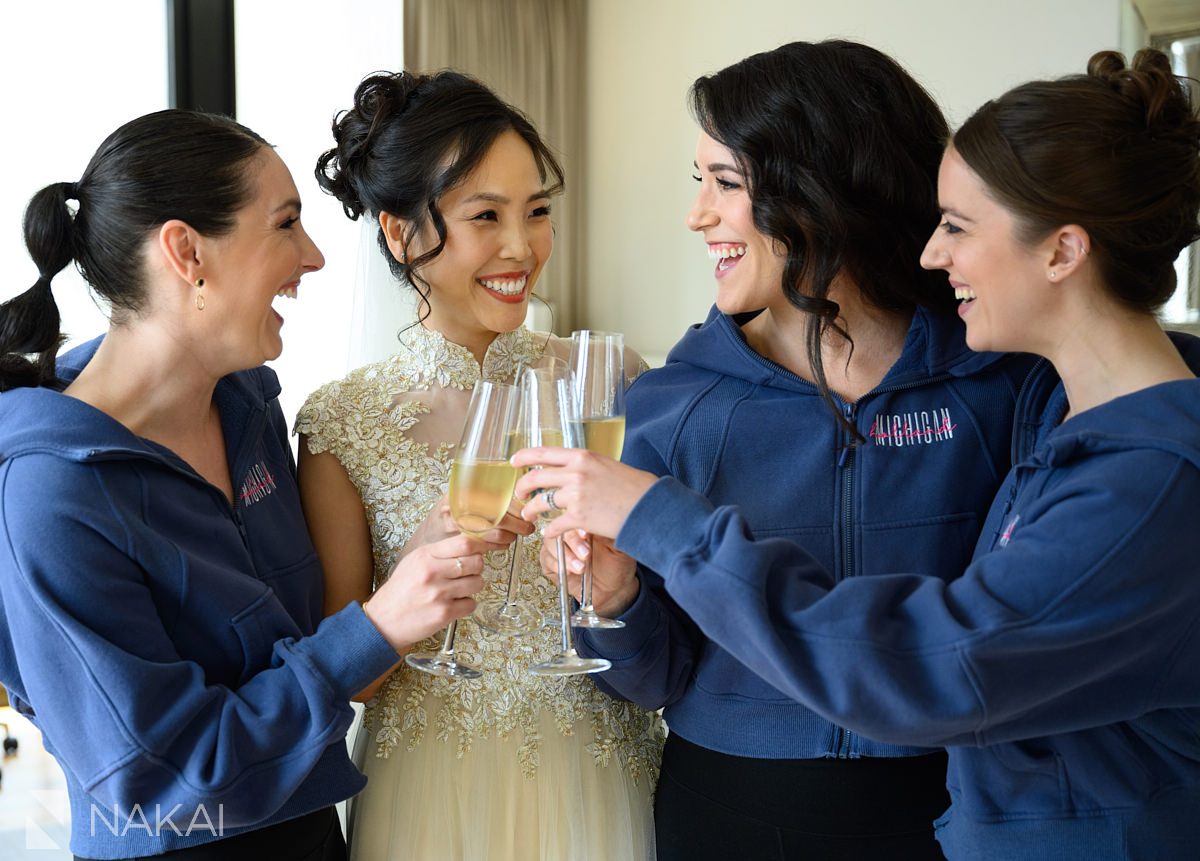 langham wedding chicago bride getting ready
