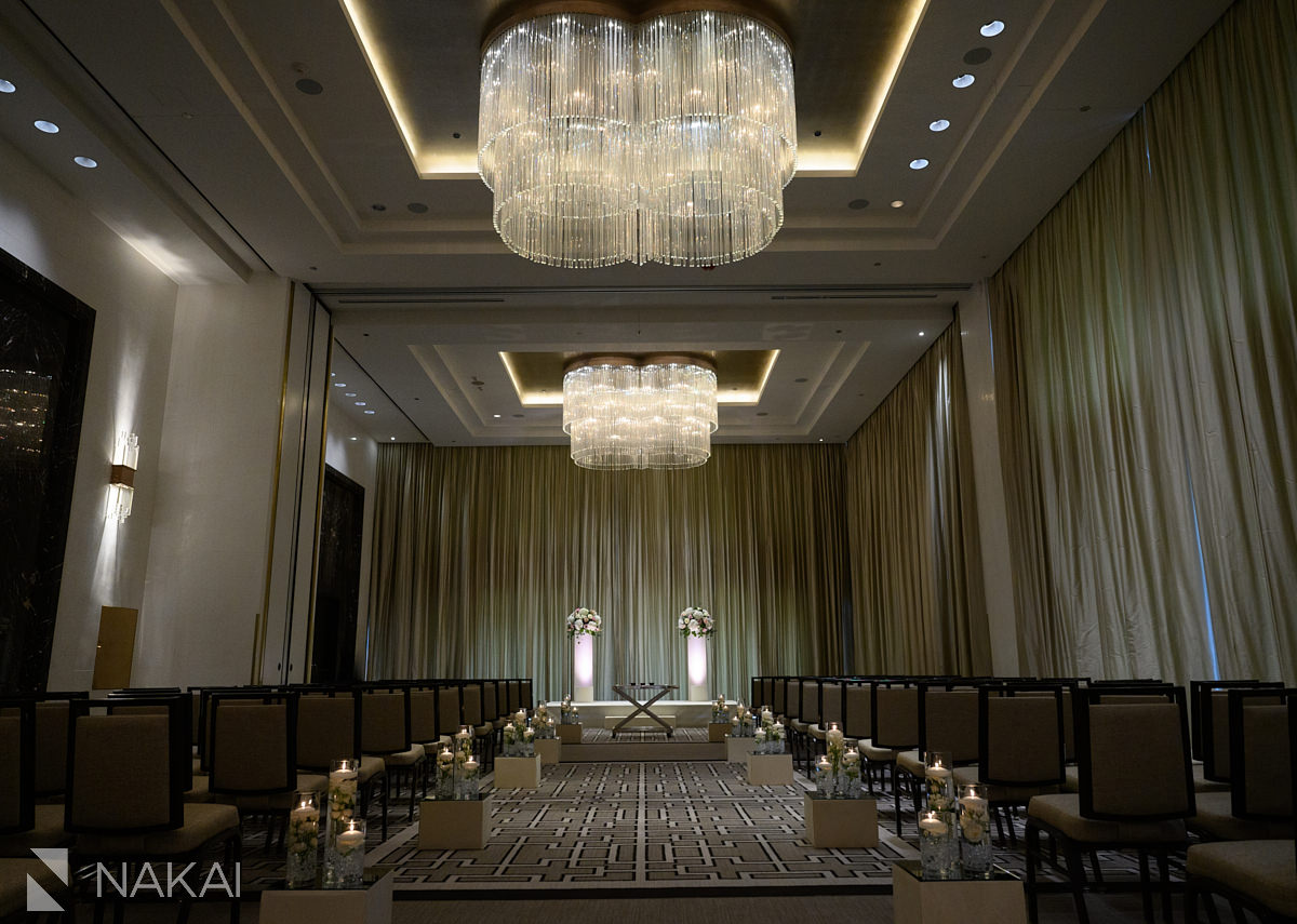 ceremony Langham wedding chicago photo setup