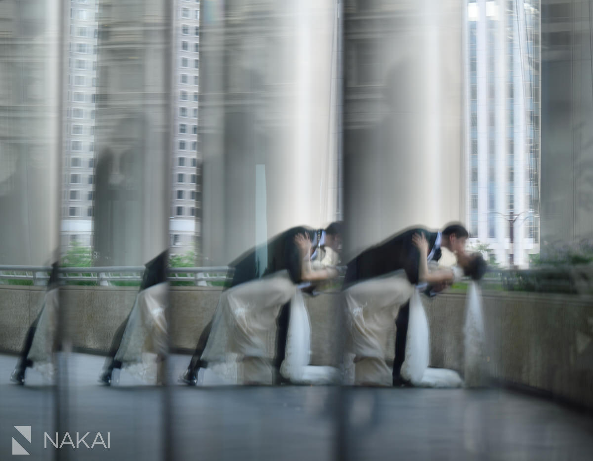riverwalk chicago wedding photos near Langham Hotel