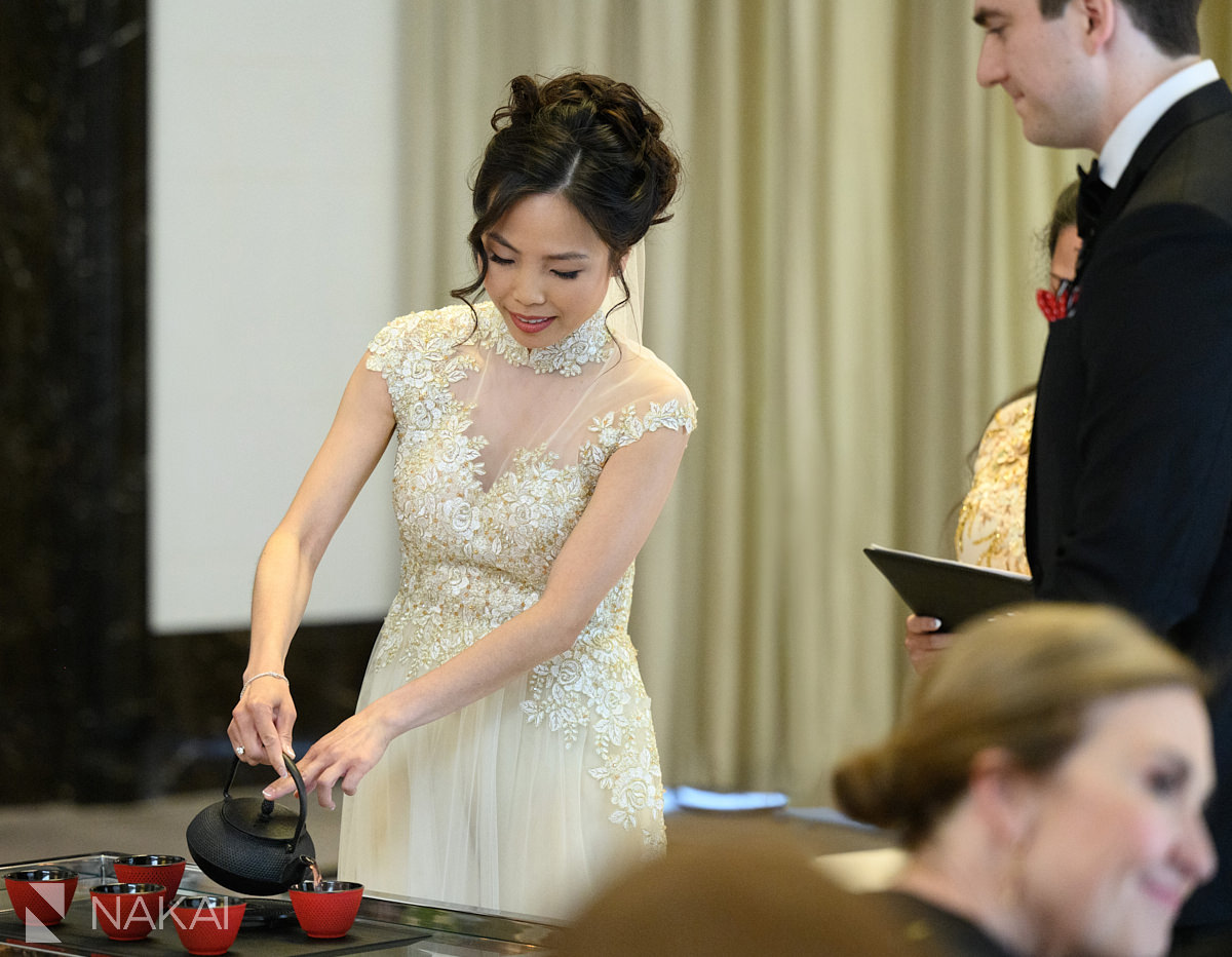 tea ceremony Langham wedding chicago photos