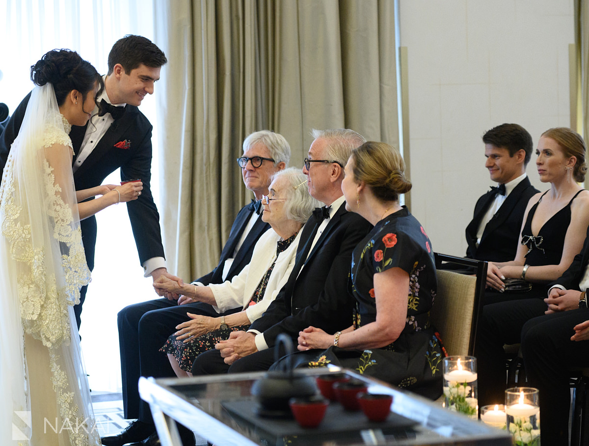 tea ceremony Langham wedding chicago photos