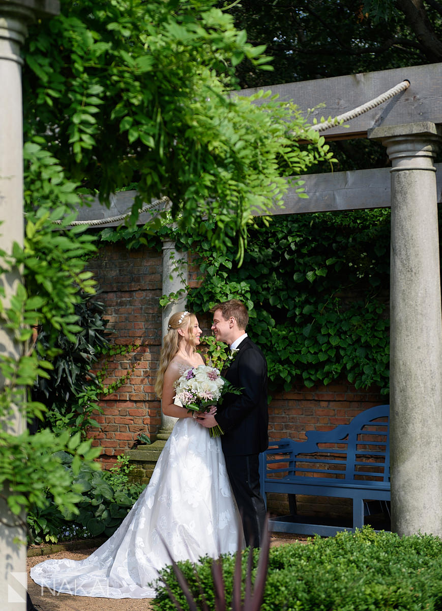 chicago botanic garden wedding first look