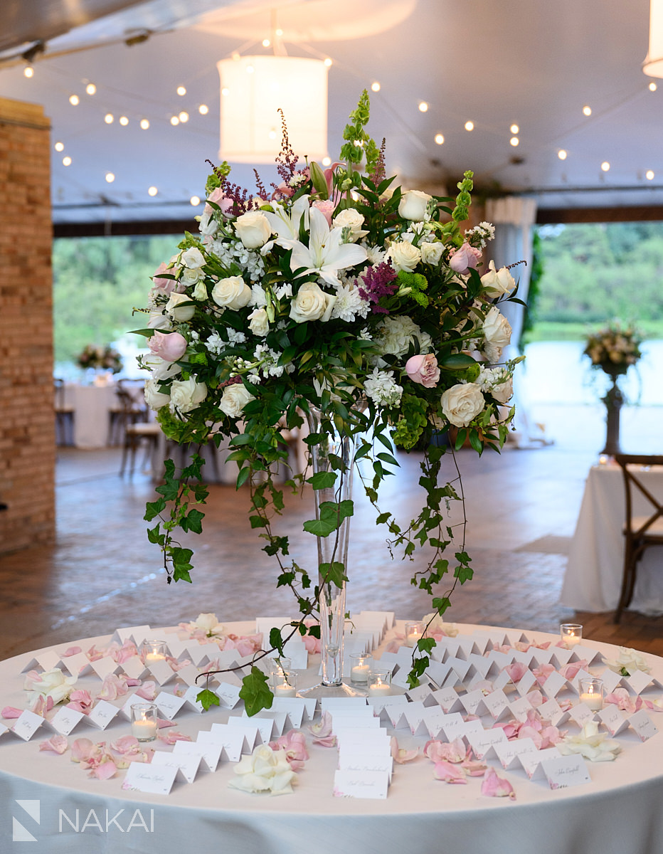 chicago botanic garden wedding reception photos flowers 