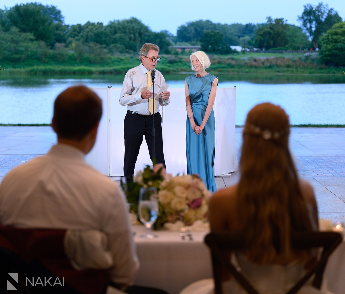 chicago botanic garden wedding reception photos
