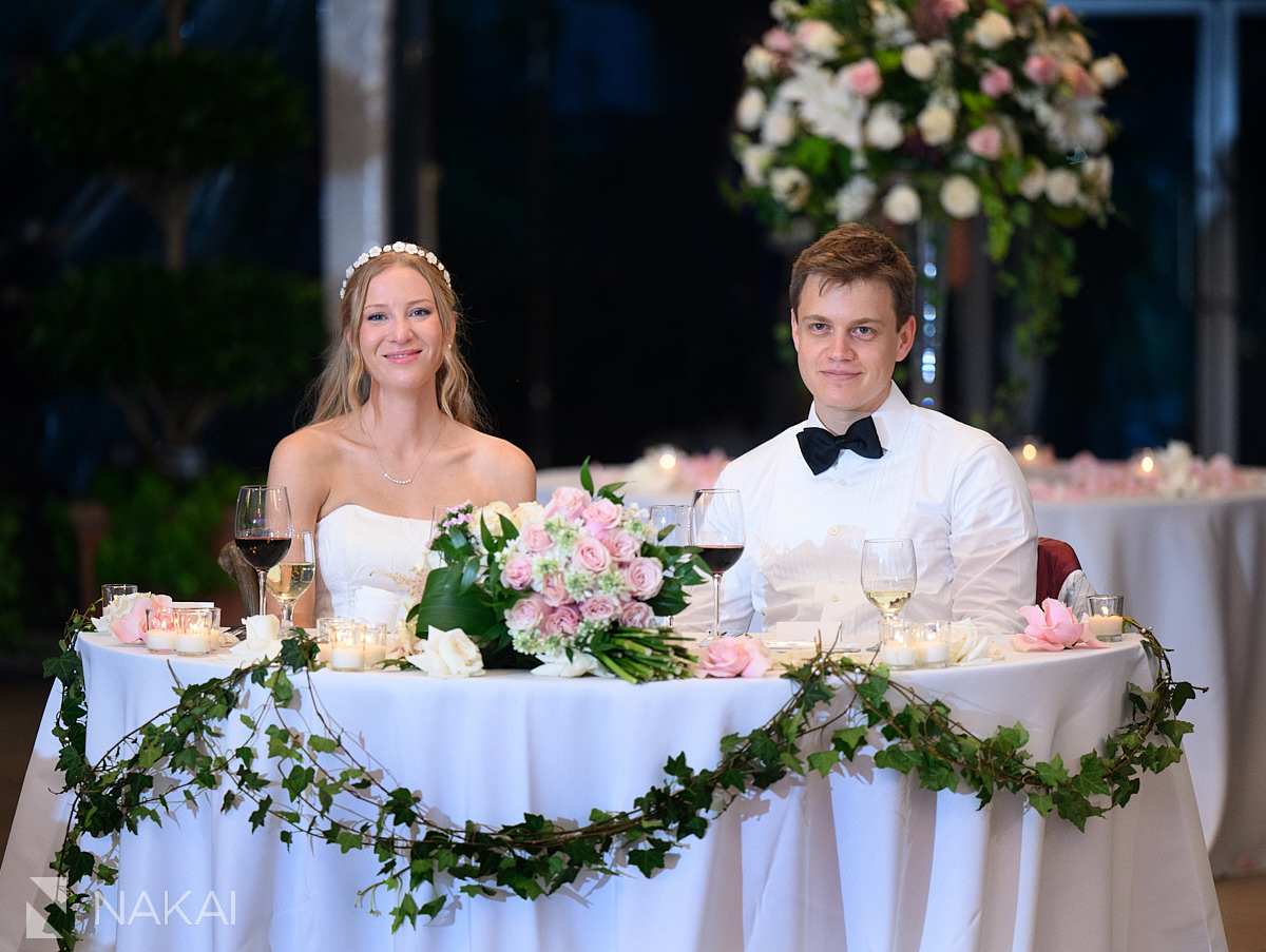 chicago botanic garden wedding reception toasts