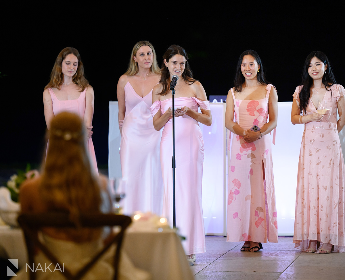 chicago botanic garden wedding toasts