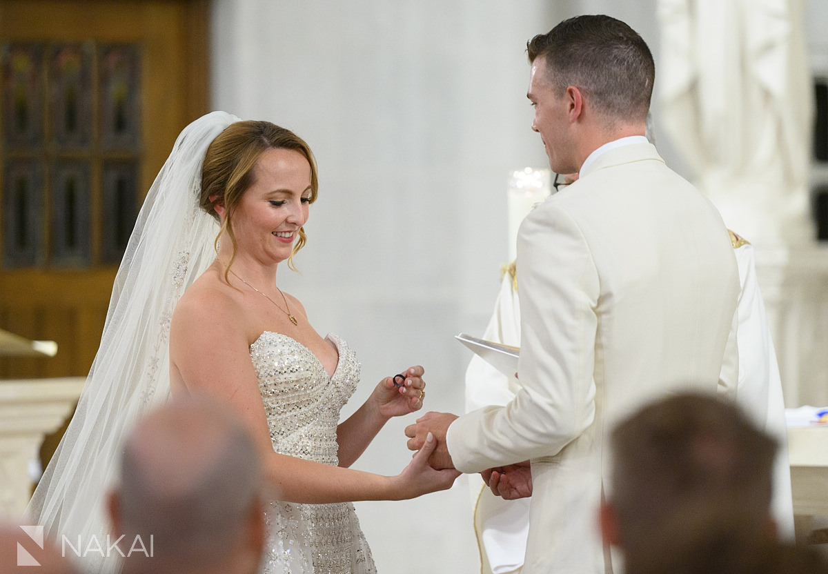 st james chapel chicago wedding pictures bride groom