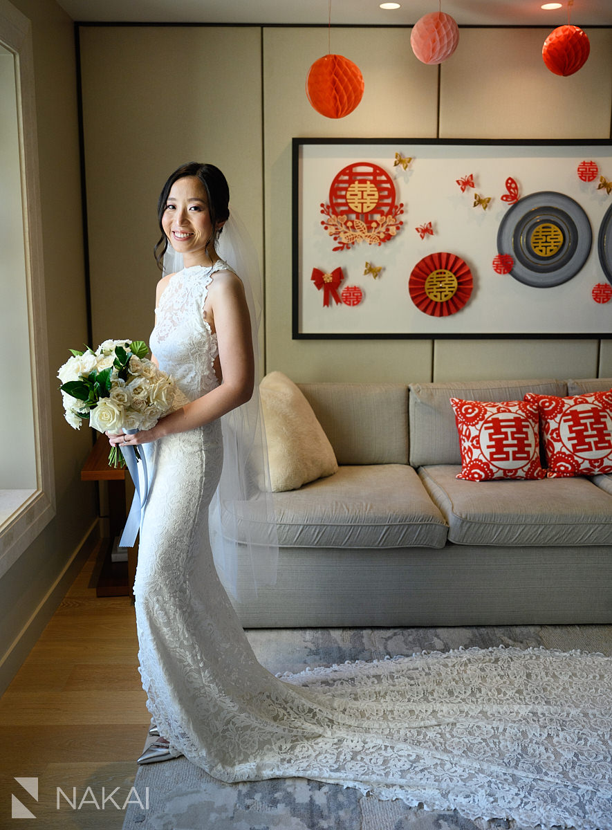 park hyatt chicago wedding photos portraits of bride