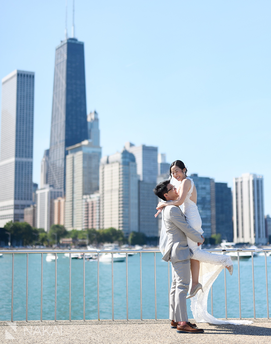 olive park wedding photos bride and groom w/skyline