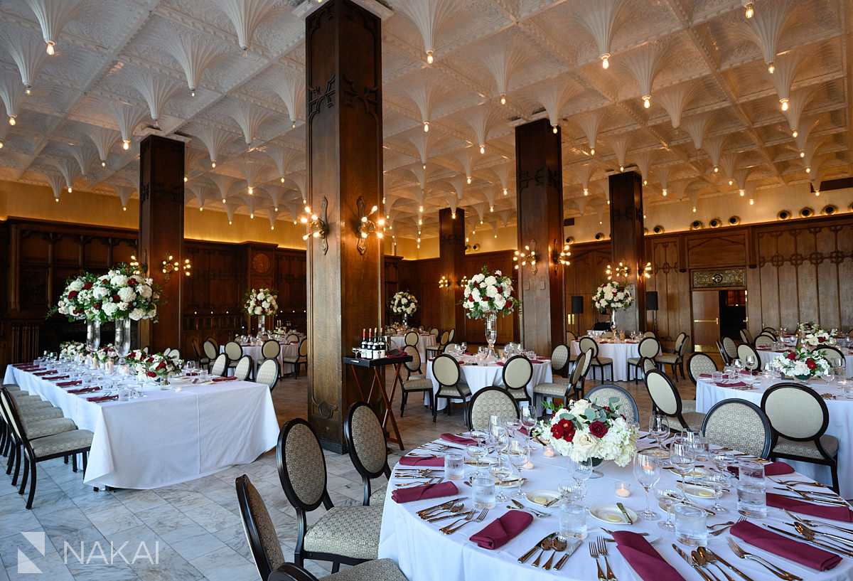 chicago athletic association wedding reception photo details