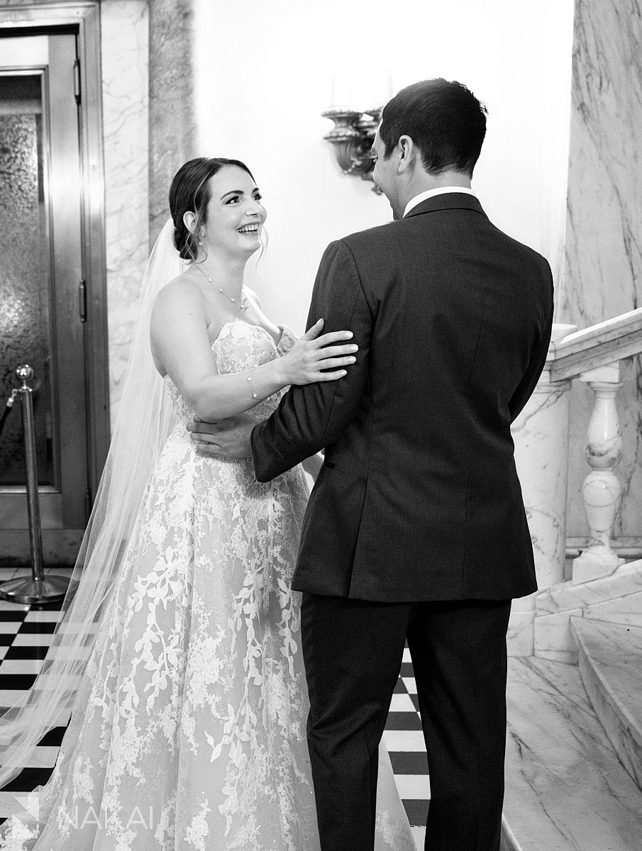chicago athletic association wedding first look