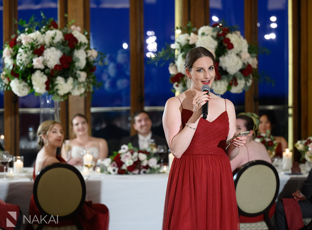 chicago athletic association wedding reception photos toasts