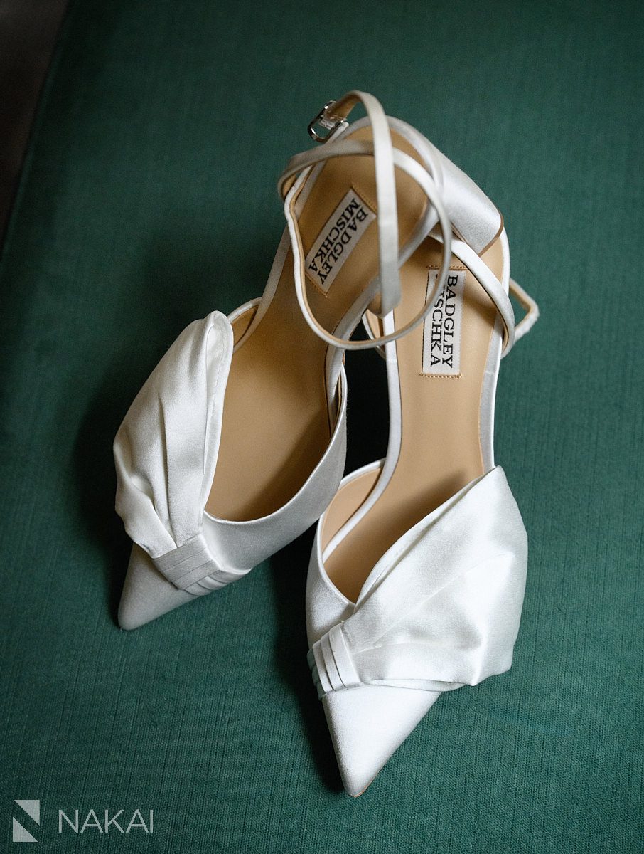 white wedding shoes chicago wedding details 