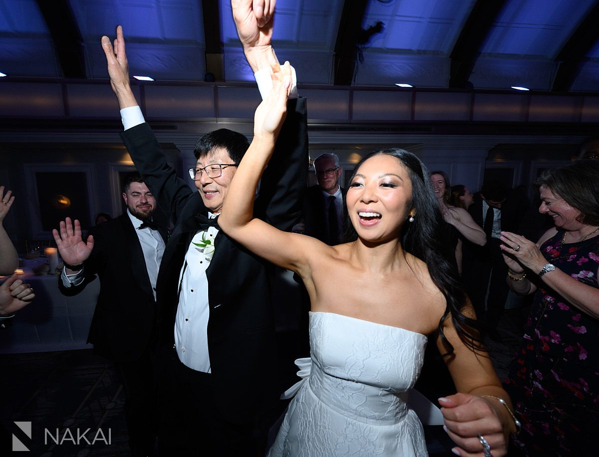 dancing JW marriott chicago wedding photos