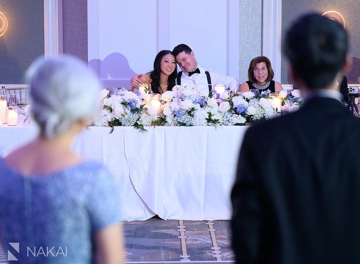 toasts JW marriott chicago wedding photos reception