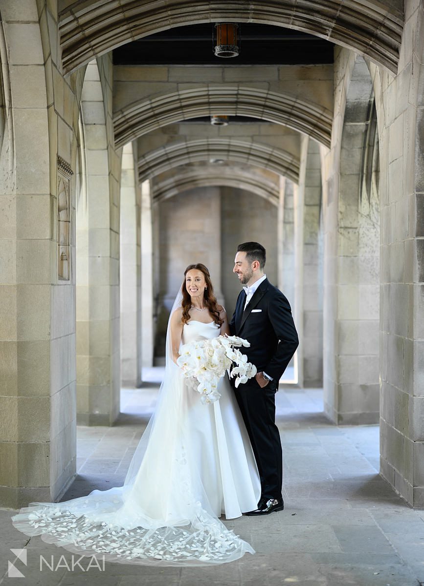 fourth presbyterian chicago wedding photo bride and groom