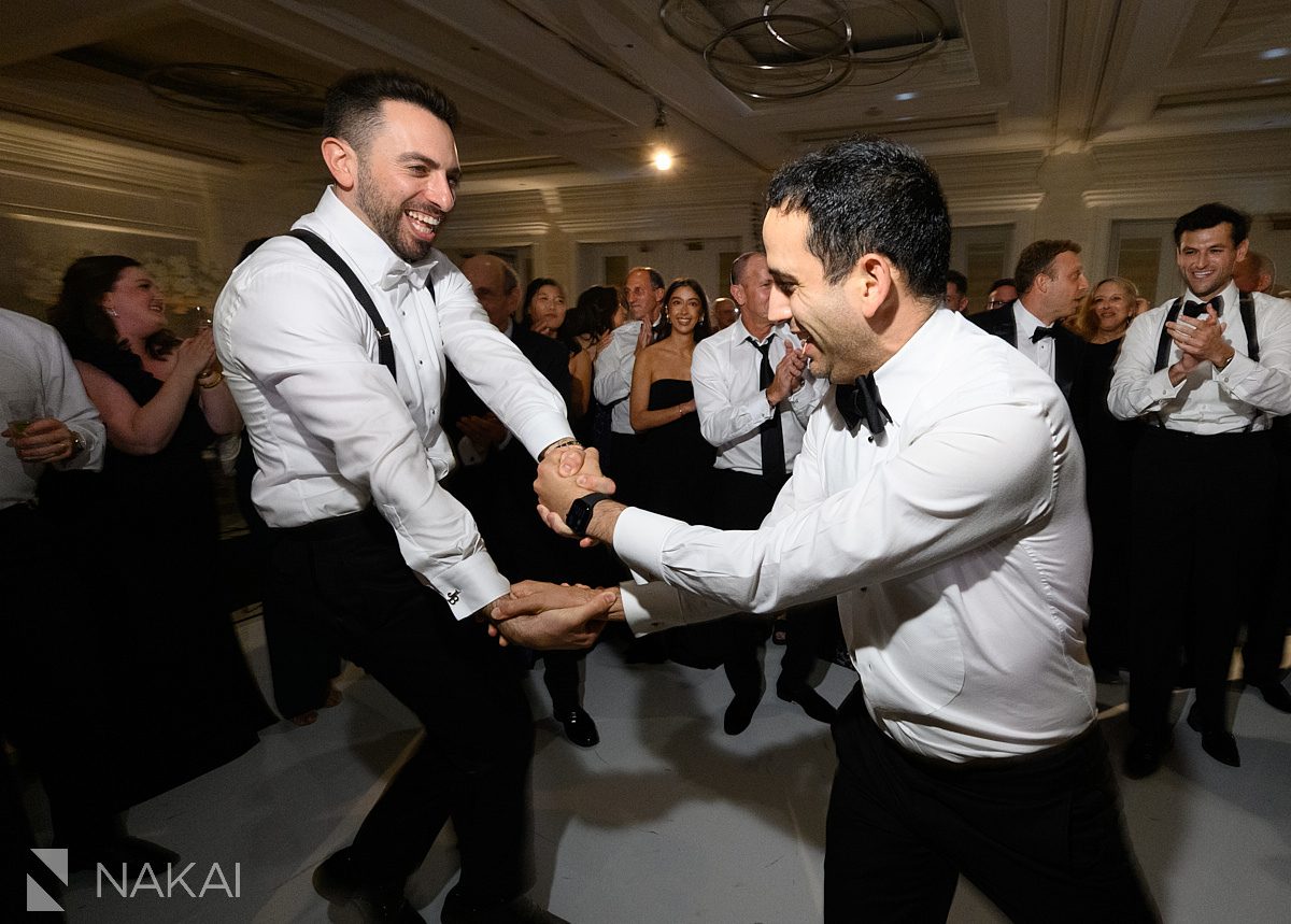 hora dance Four Seasons Hotel Chicago wedding reception photo 