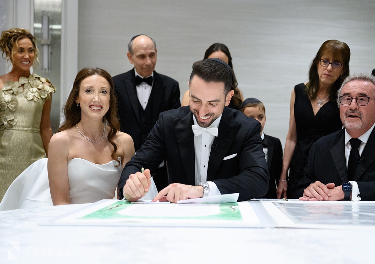 ketubah signing four seasons hotel chicago