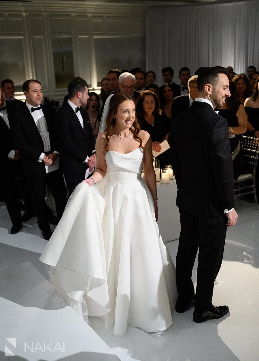 ceremony processional four seasons hotel chicago wedding photo