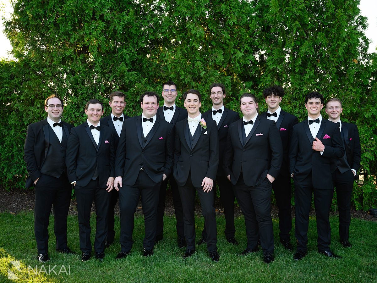 Ravinia Green Country Club Wedding bridal party 