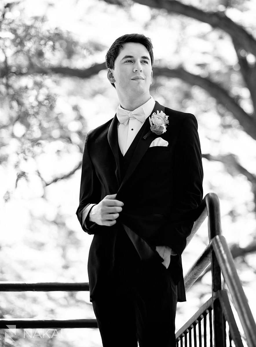 groom Ravinia Green Country Club Wedding portrait