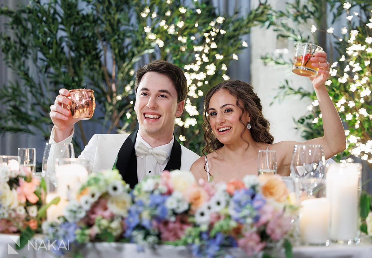 toast Ravinia Green Country Club Wedding reception